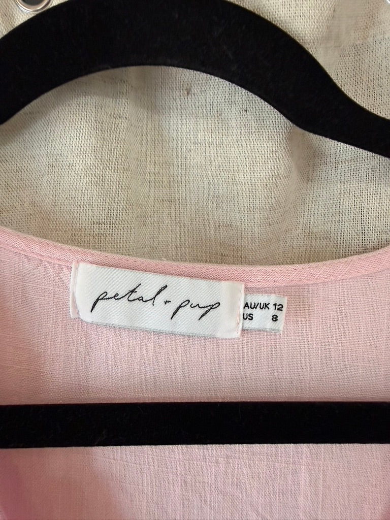 Petal + Pup Pink Top Size 8