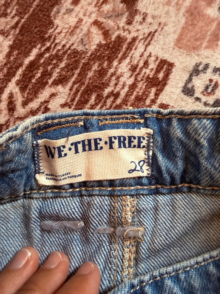 We The Free Denim Skort Size 28
