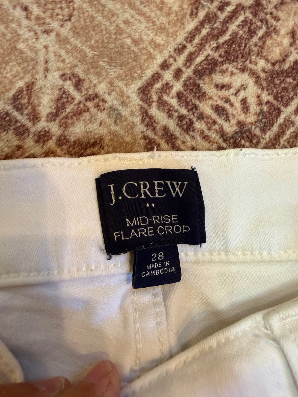 Jcrew White Jeans Size 28