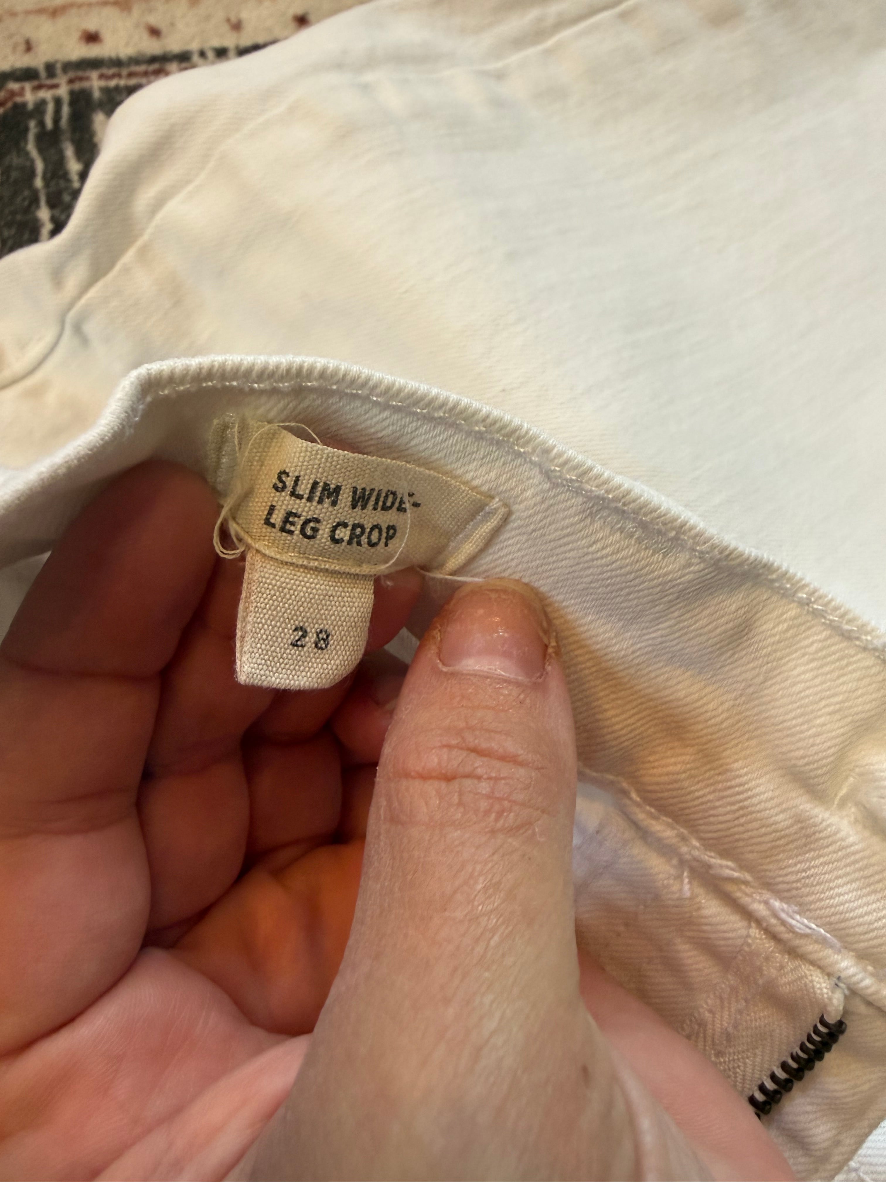 Madewell White Jeans Size 28
