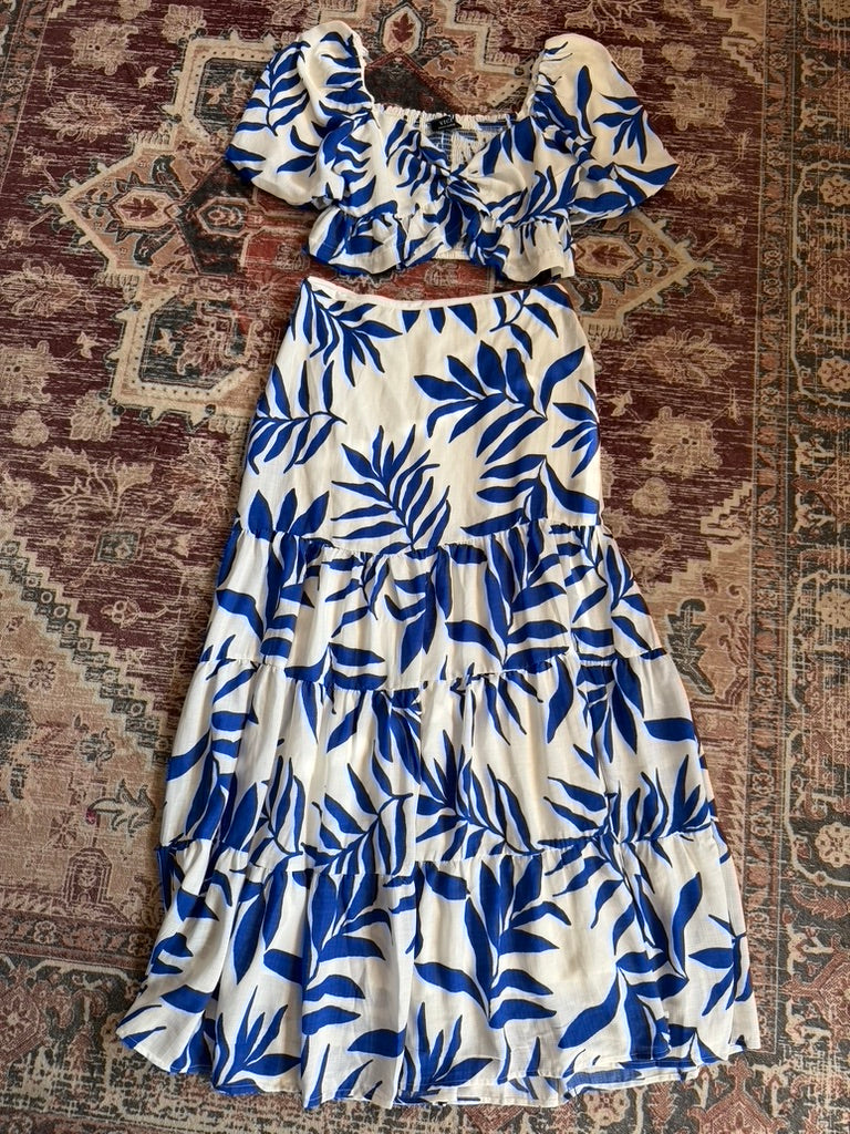 Vici Top + Skirt Set Size XL