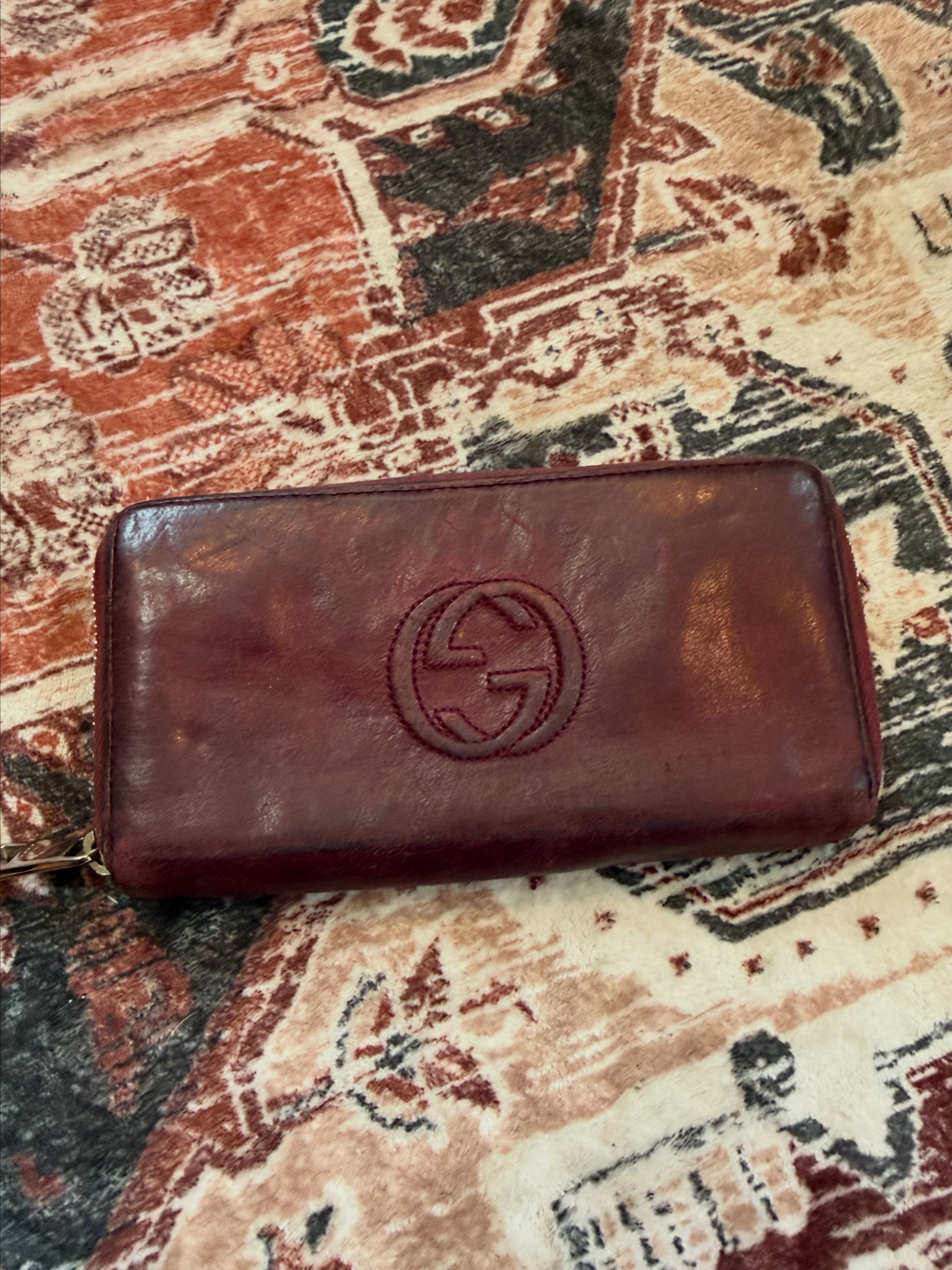 Gucci Burgundy Wallet