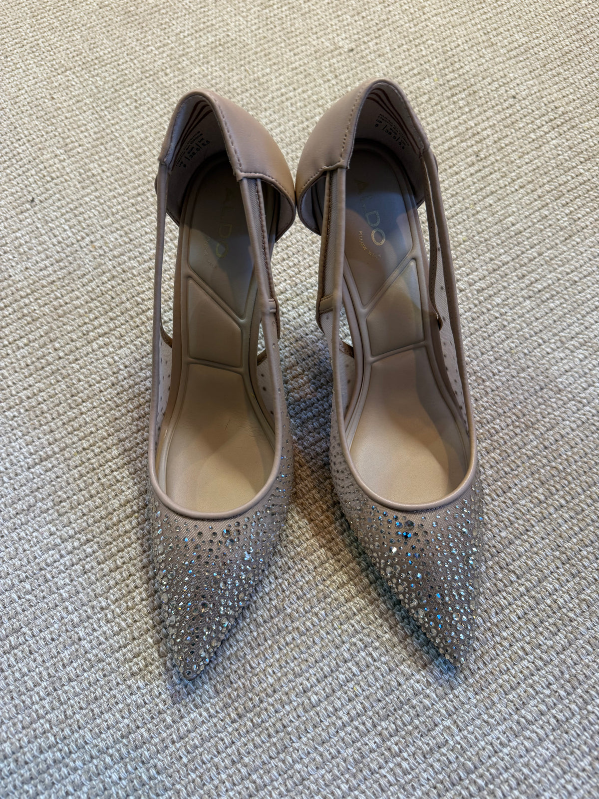 Aldo Rhinestone Pumps Size 8