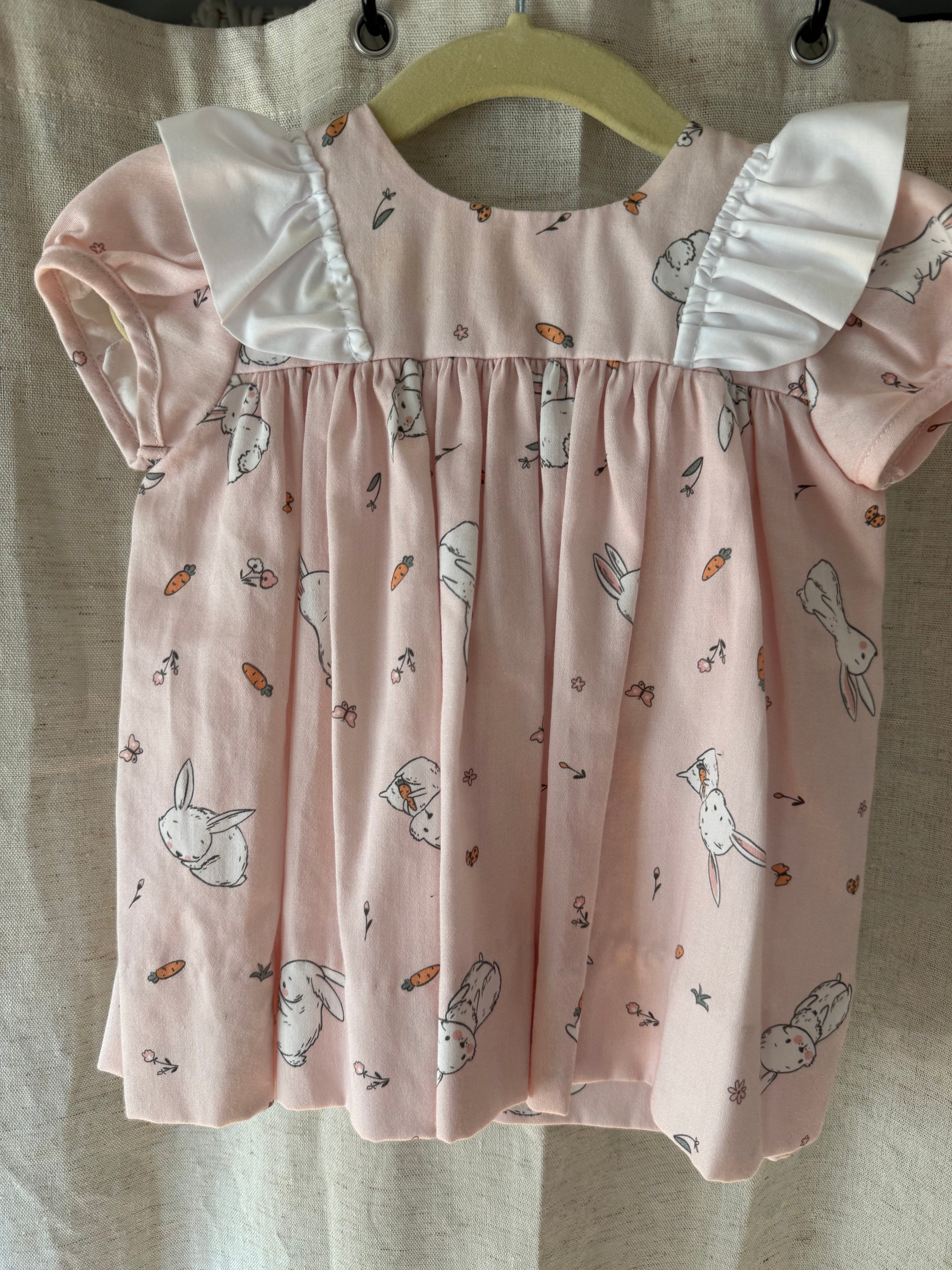 Baby Girl Bunny Dress Size 6M