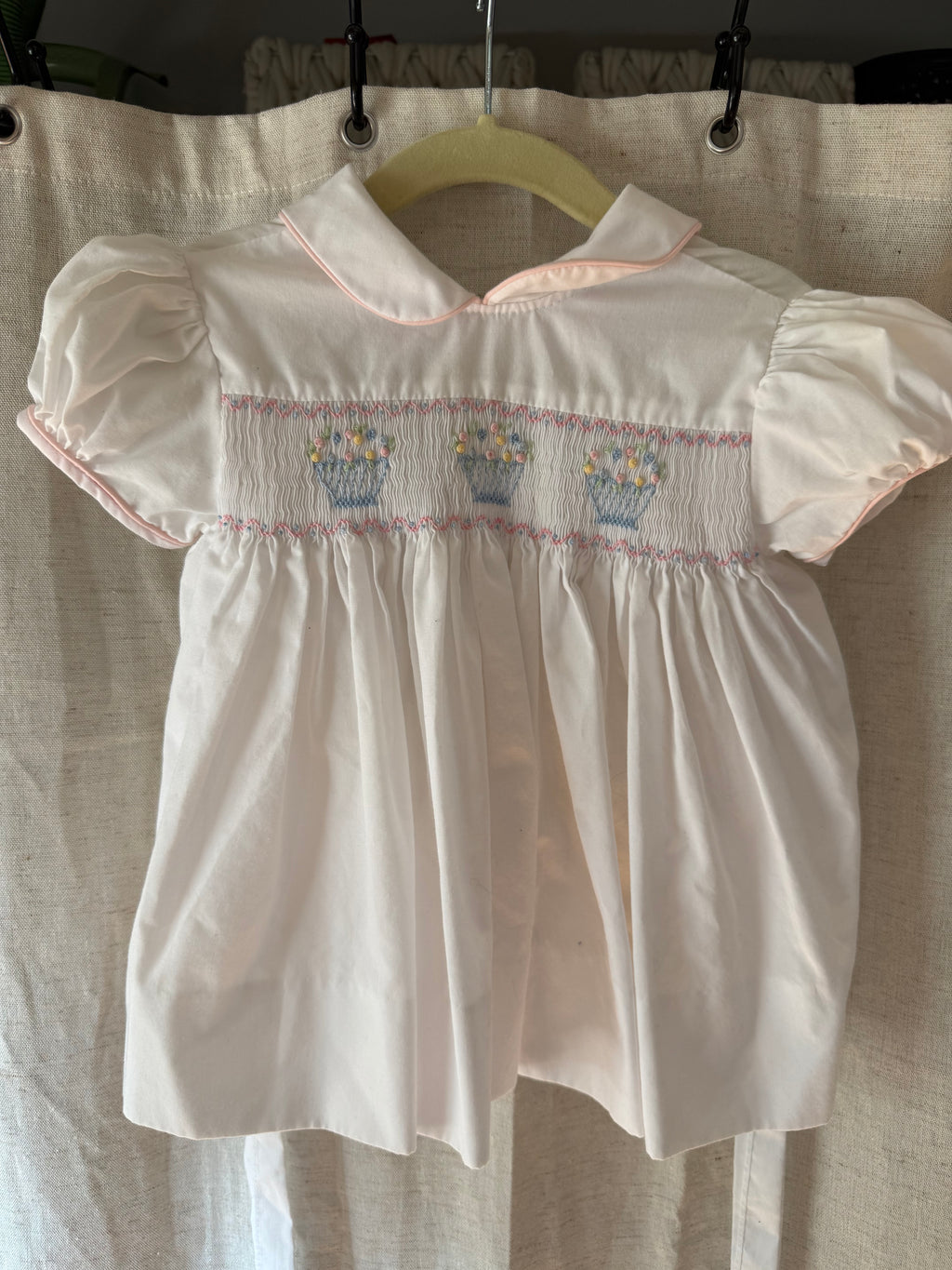 Baby Girl Flower Basket Dress Size 18M