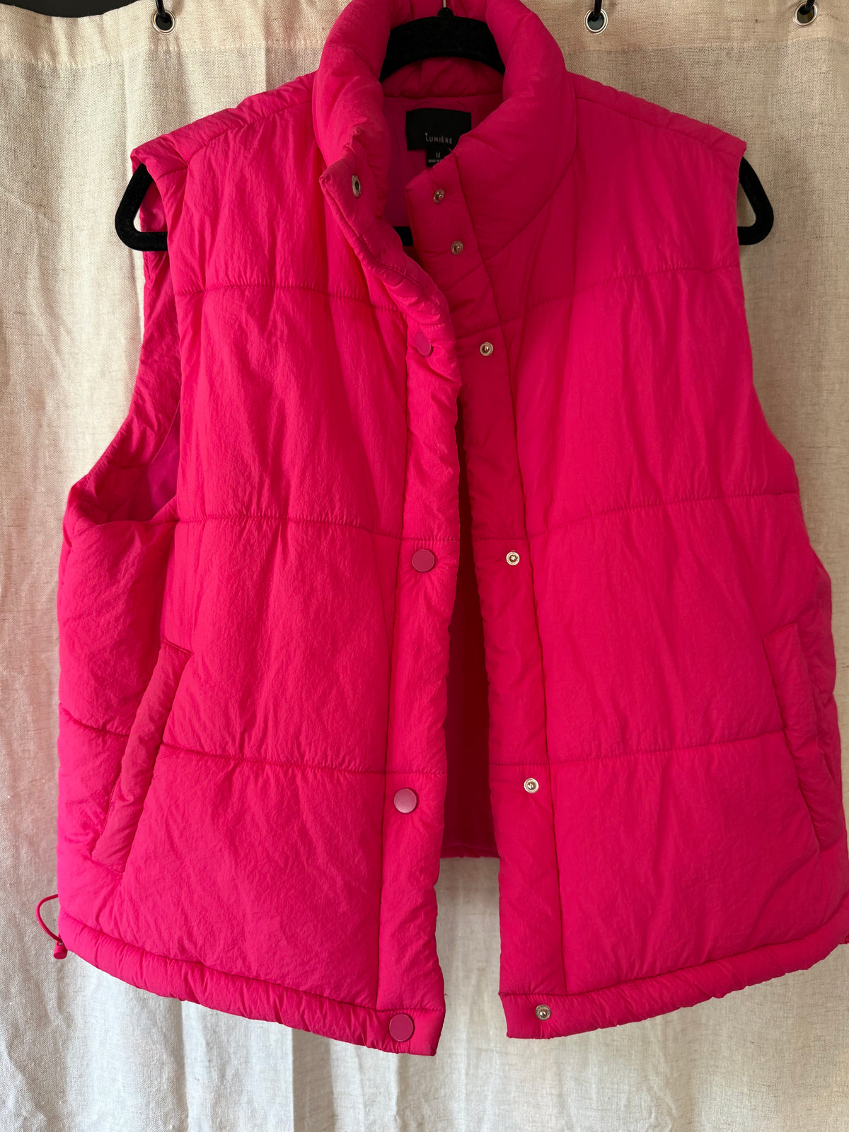 Lumiere Puffer Vest Size M