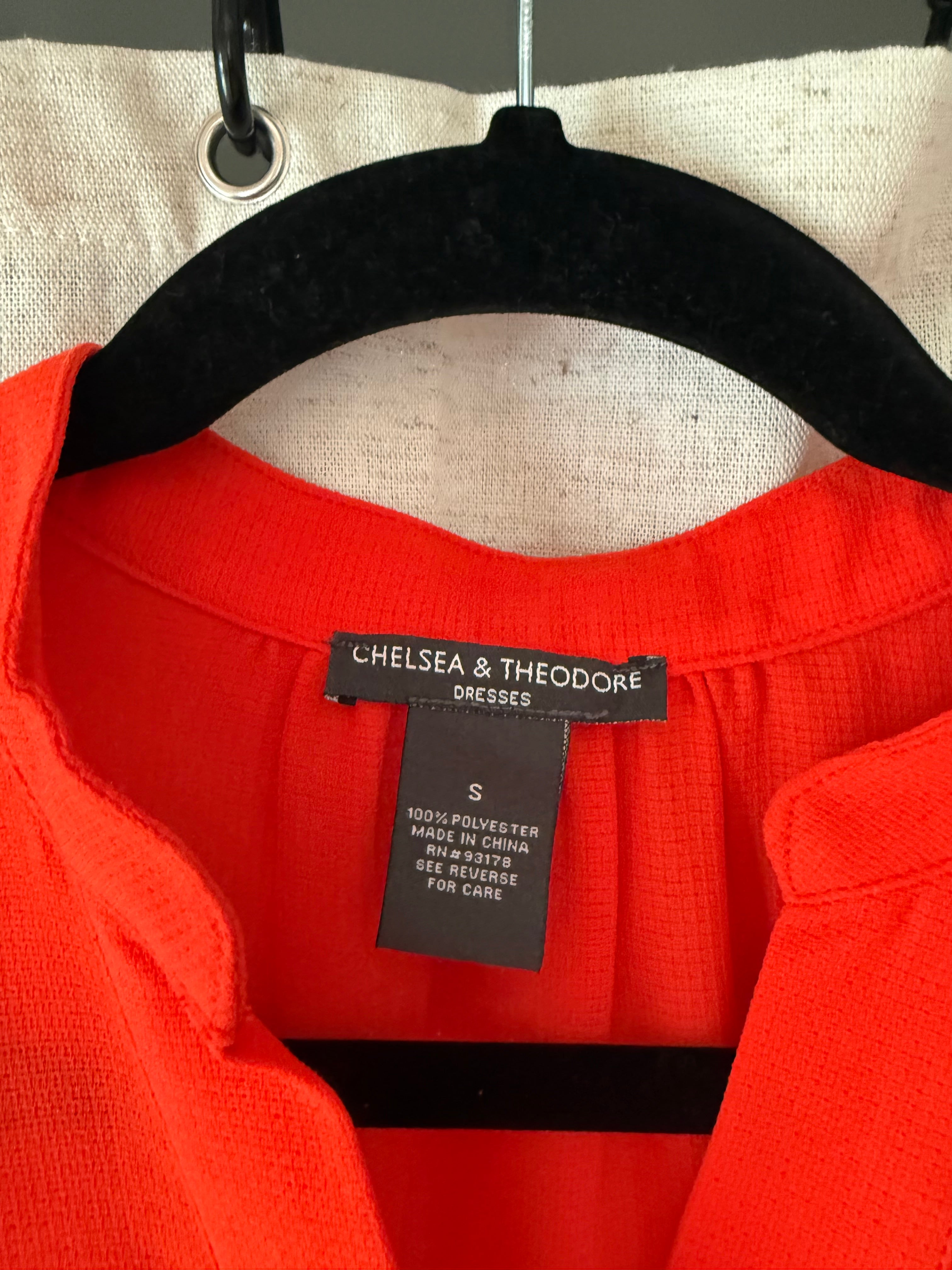 Orange/Red Shift Dress Size S