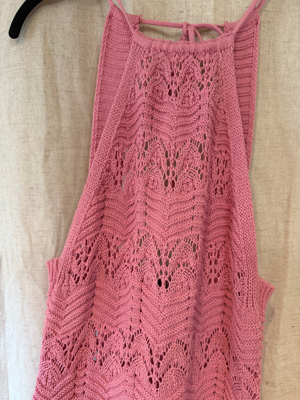 Mango Crochet Dress Size 6