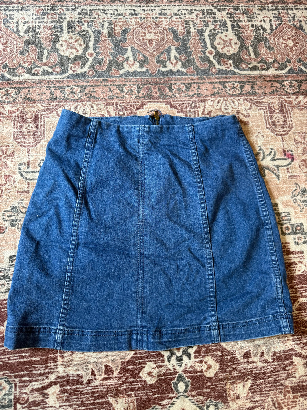 Free people Jean skirt size 8