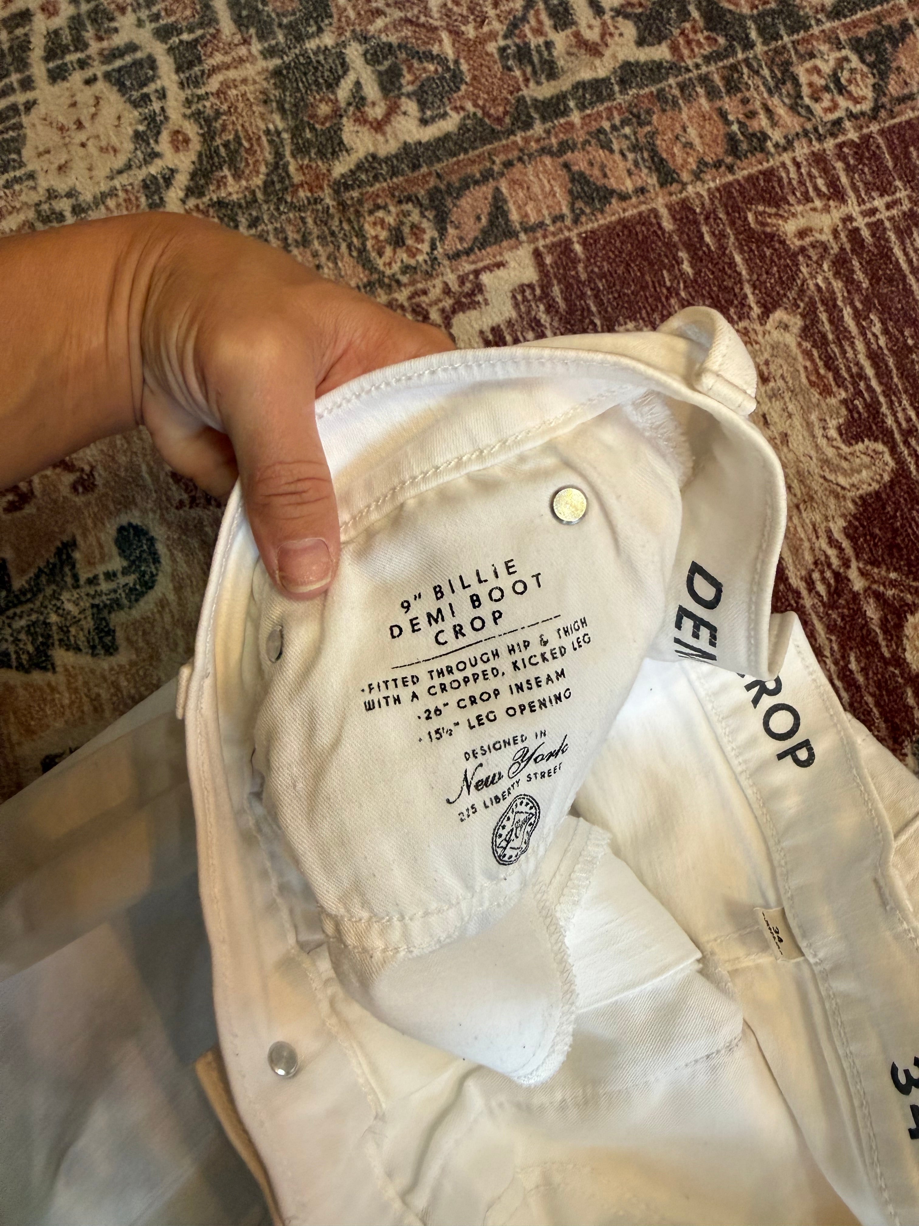 Jcrew White Jeans Size 34