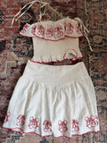 White Cherry Matching Set Size M