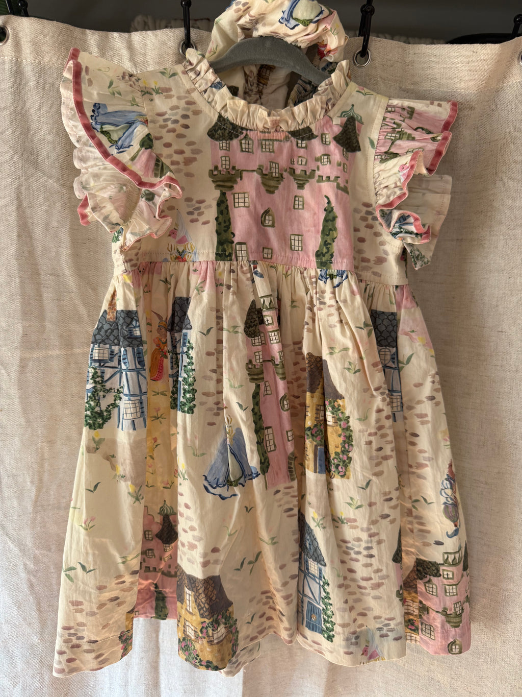 Baby Girl Pink Chicken Dress Size 18M