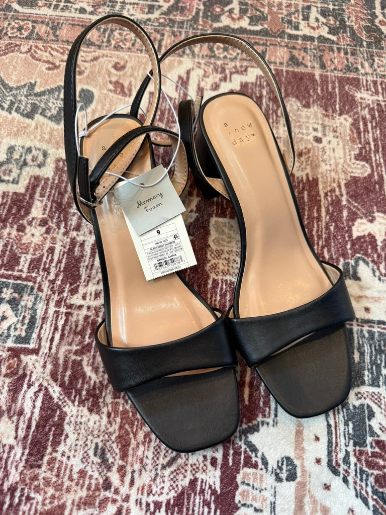 A New Day Strap Heels NWT Size 9