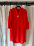 Orange/Red Shift Dress Size S