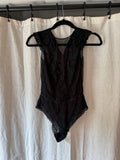 Black Lace Bodysuit Size M
