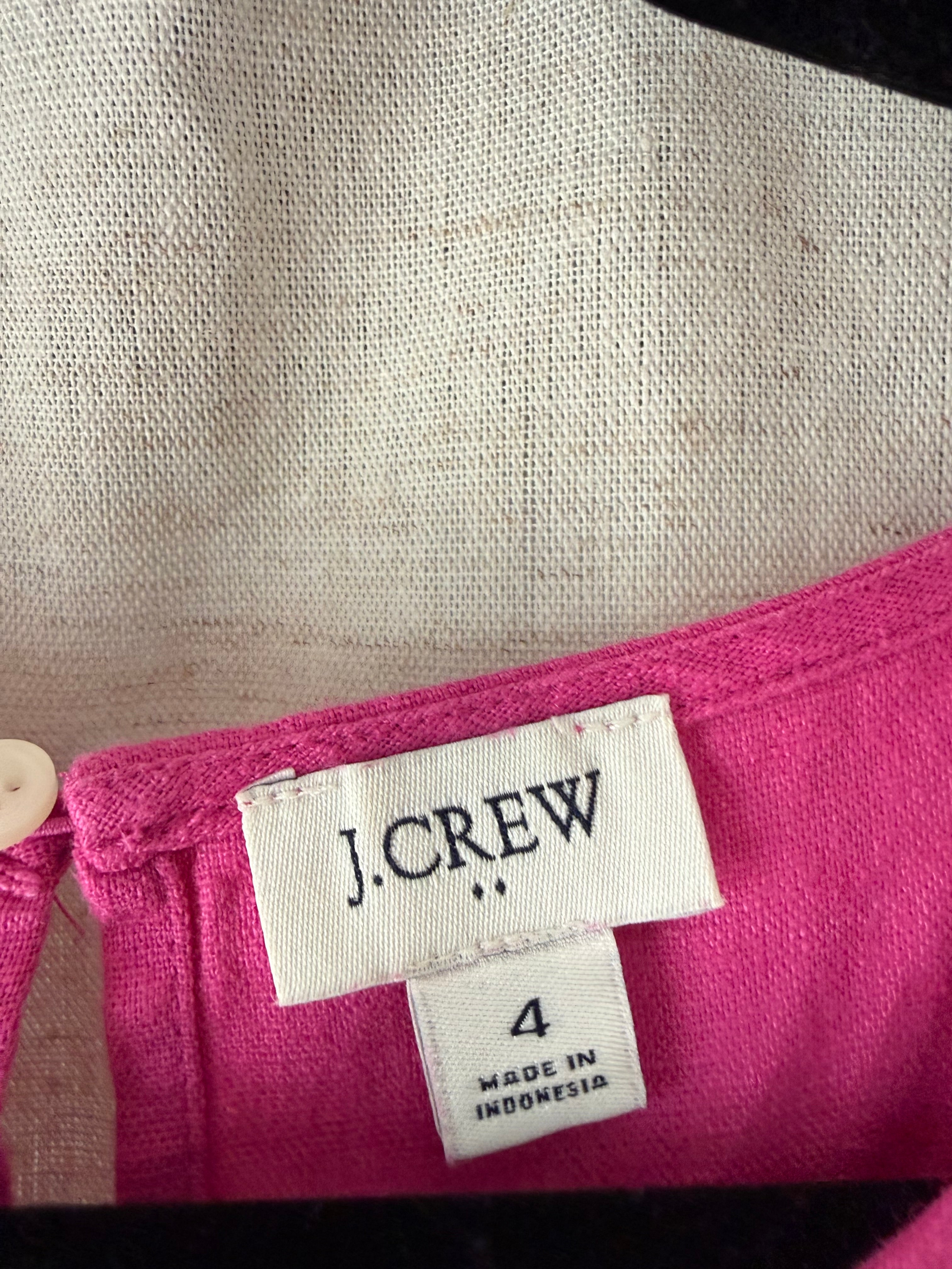 Jcrew Pink Dress Size 4