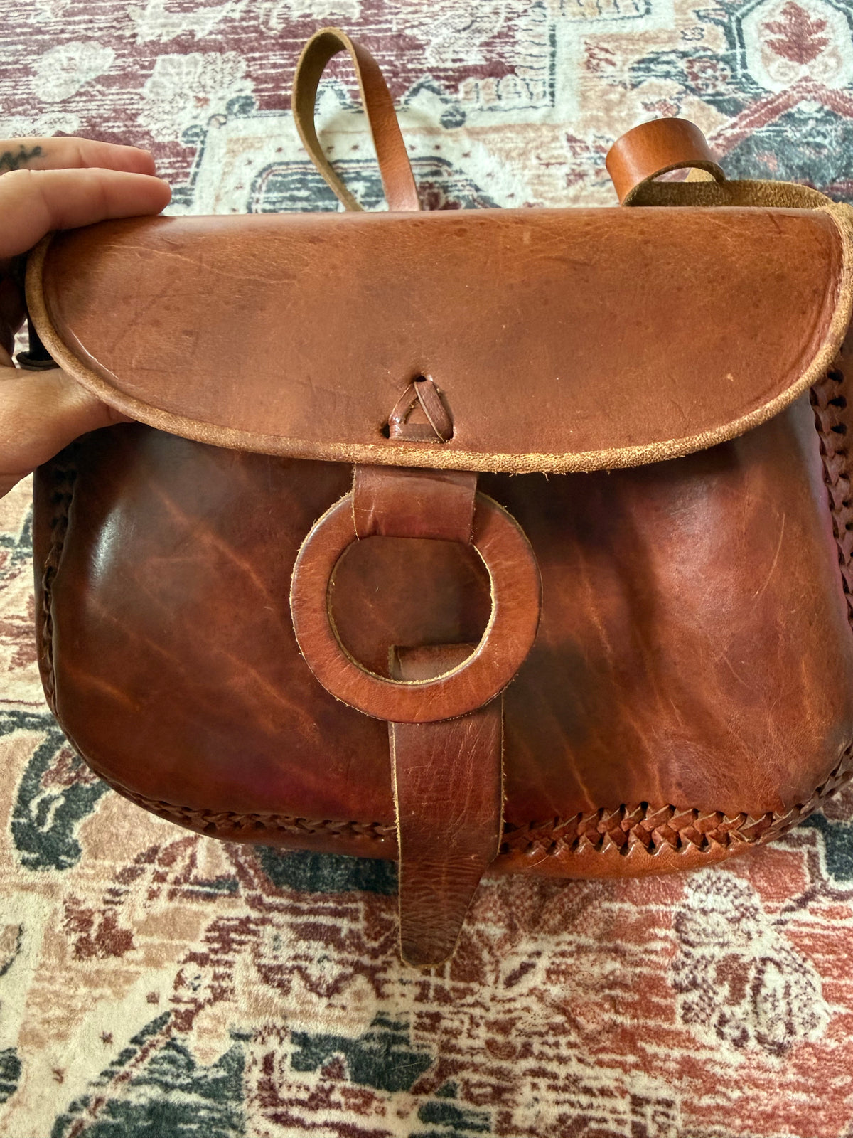 Medium Leather Satchel