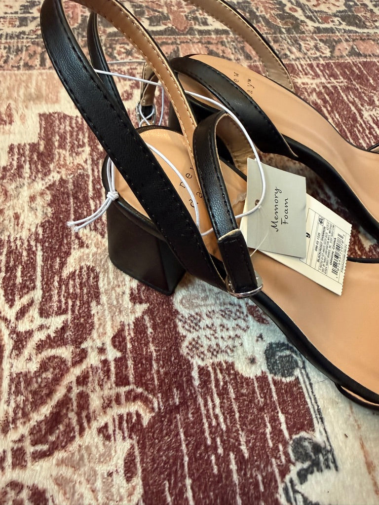 A New Day Strap Heels NWT Size 9