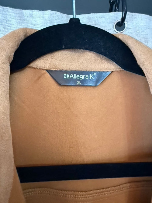Allegra K Suede Vest Size XL