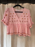 Petal + Pup Pink Top Size 8