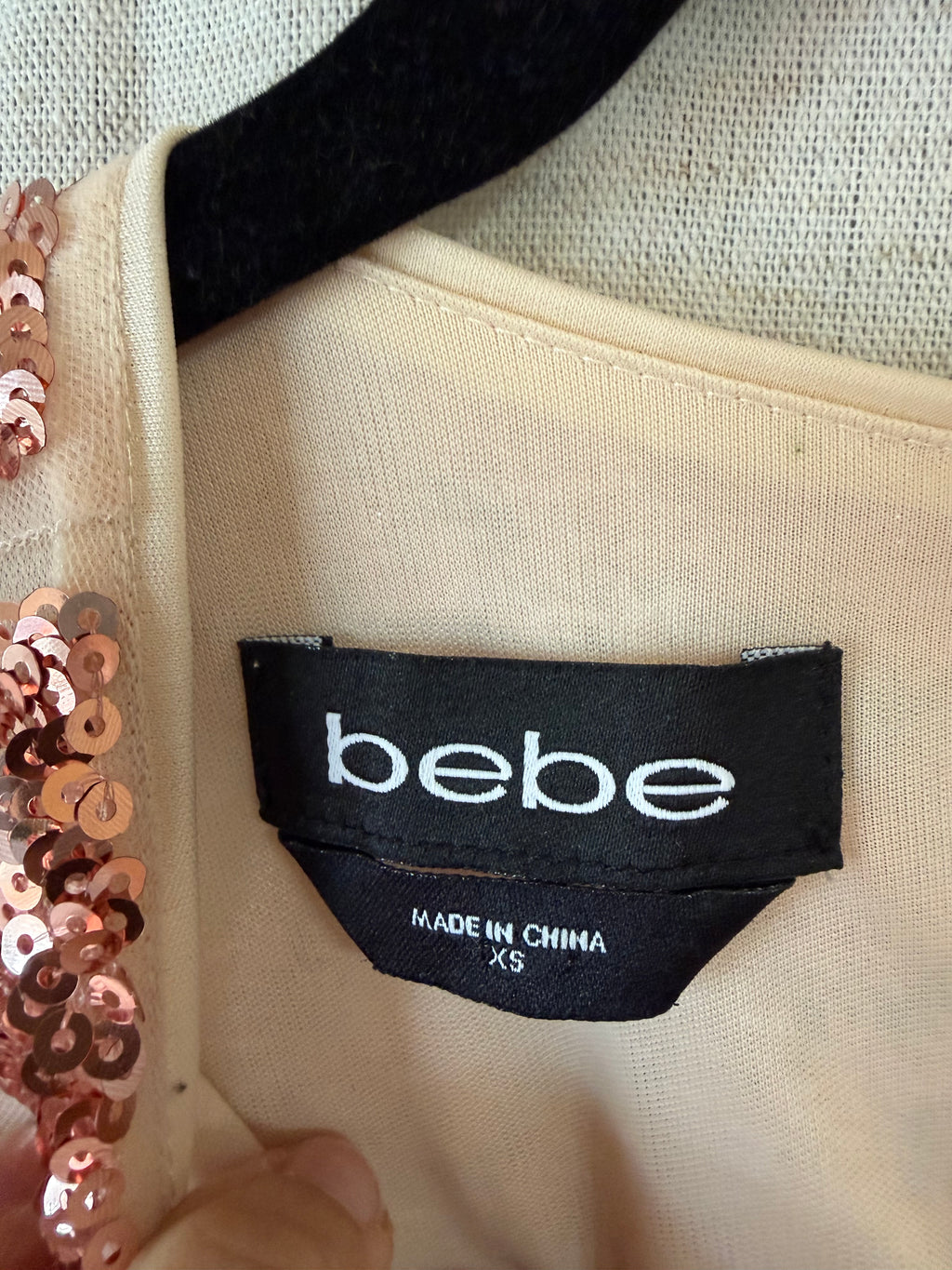 Bebe Sequin Dress Size XS