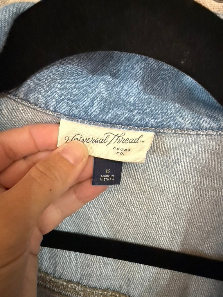 Universal Thread Denim Romper Size 6