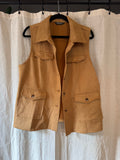 Allegra K Suede Vest Size XL