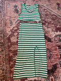 Free People Terry Cloth Skirt Set Size M