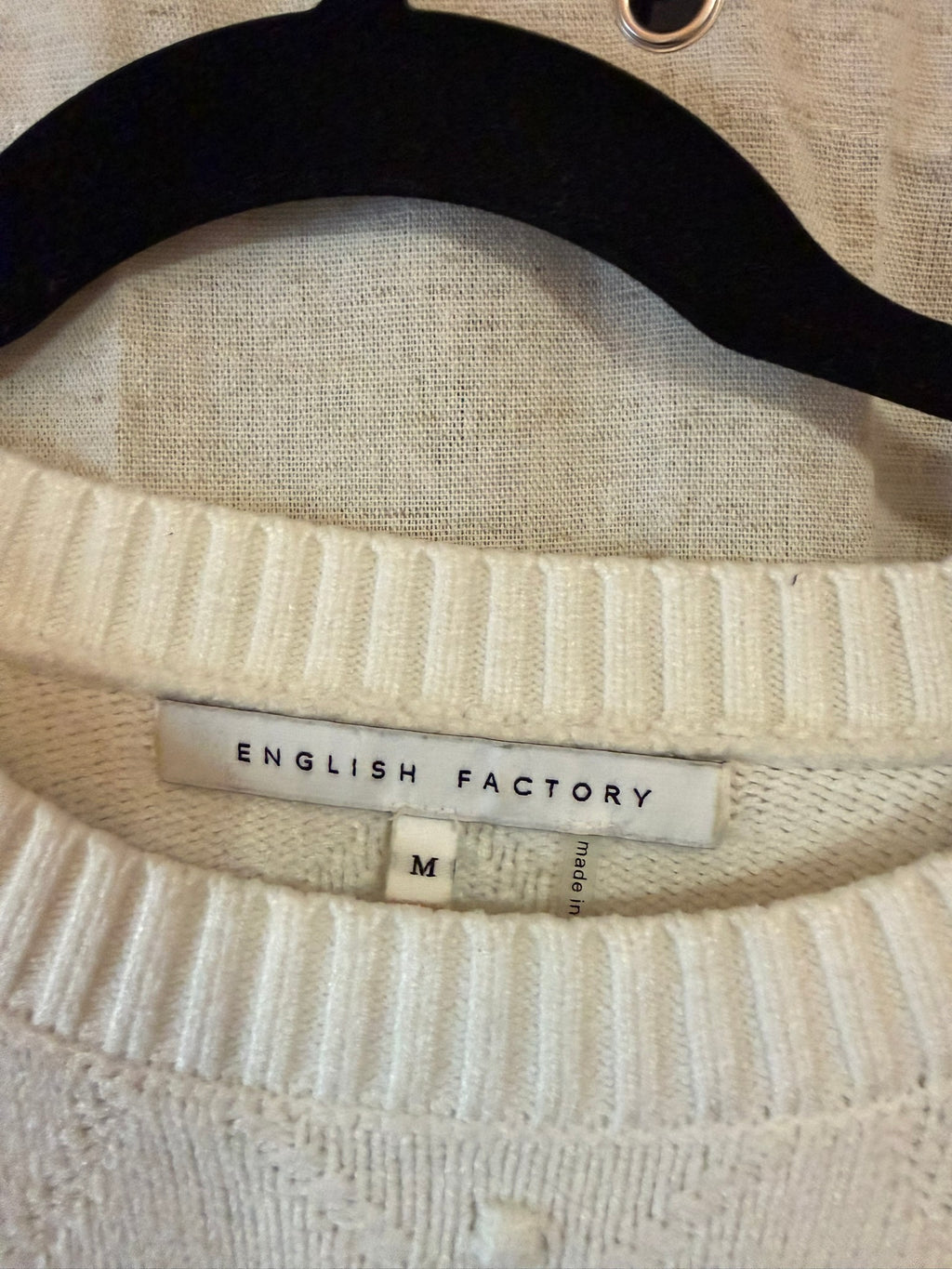 English Factory Sweater Size M