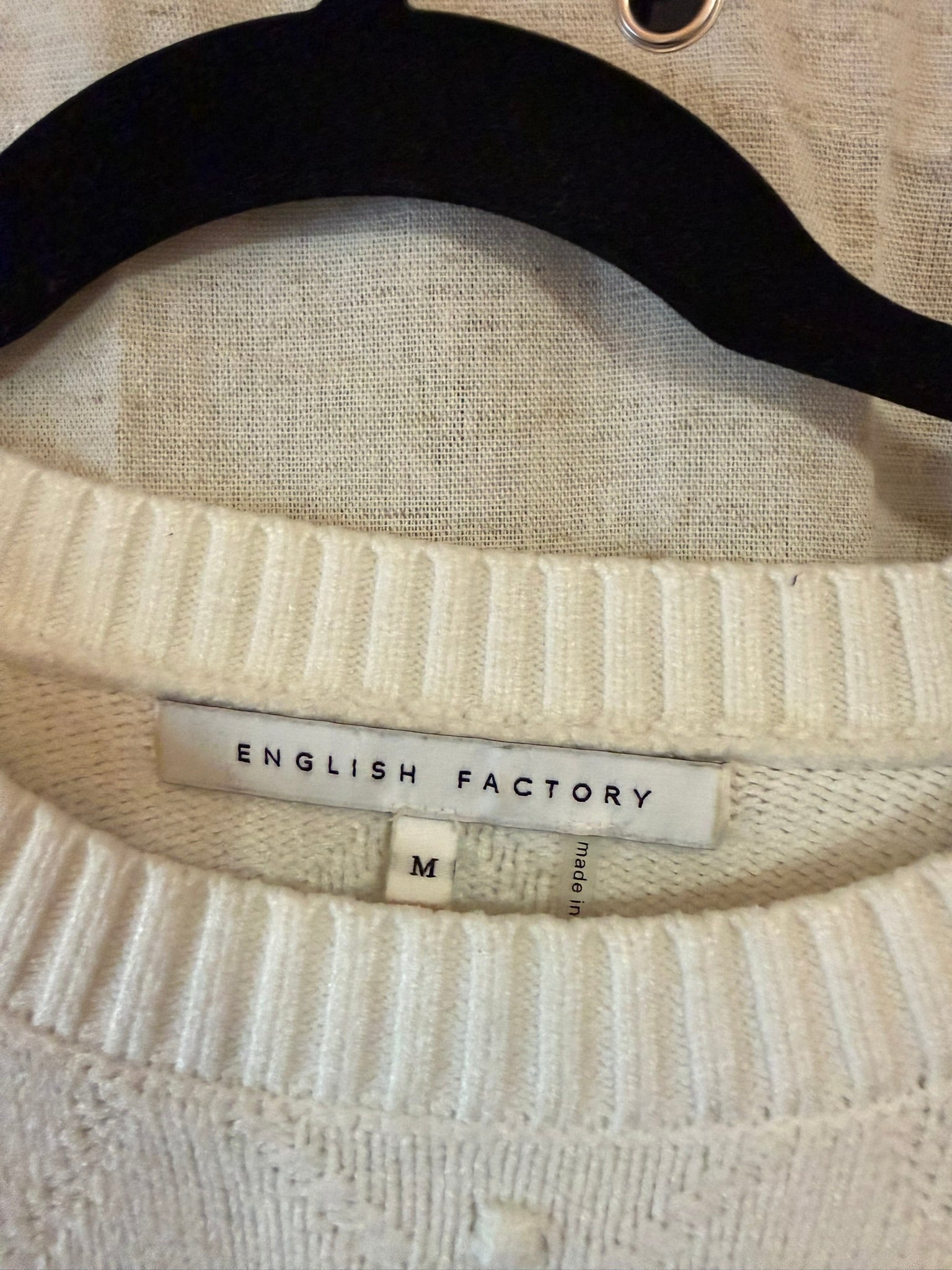 English Factory Sweater Size M