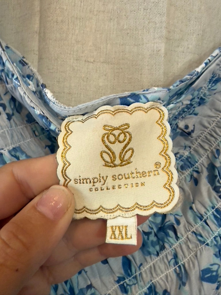 Simply Southern Maxi Dress Size XXL