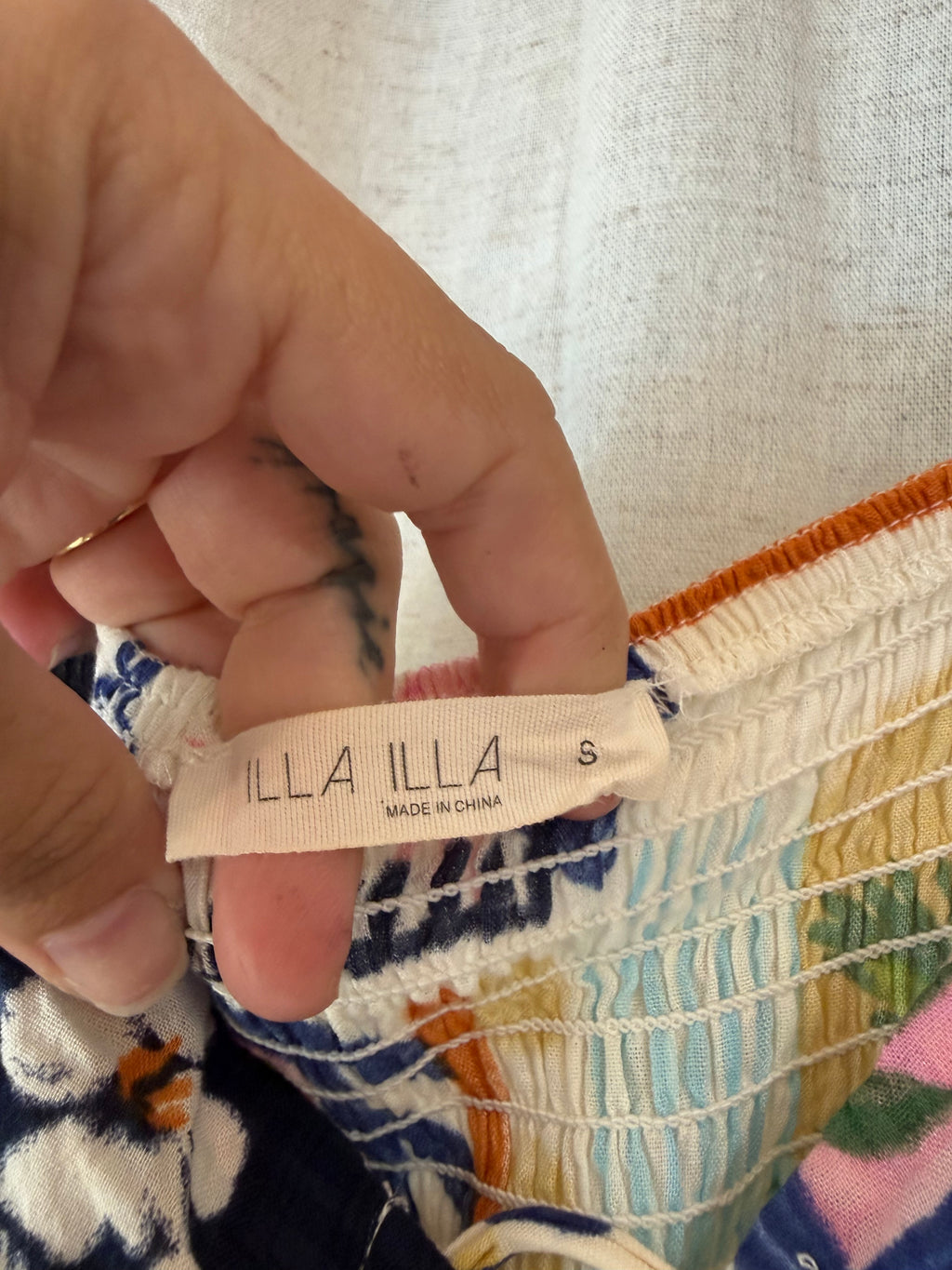 ILLA ILLA Dress Size S