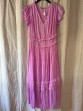 Current Air Midi Ruffle Dress Size S