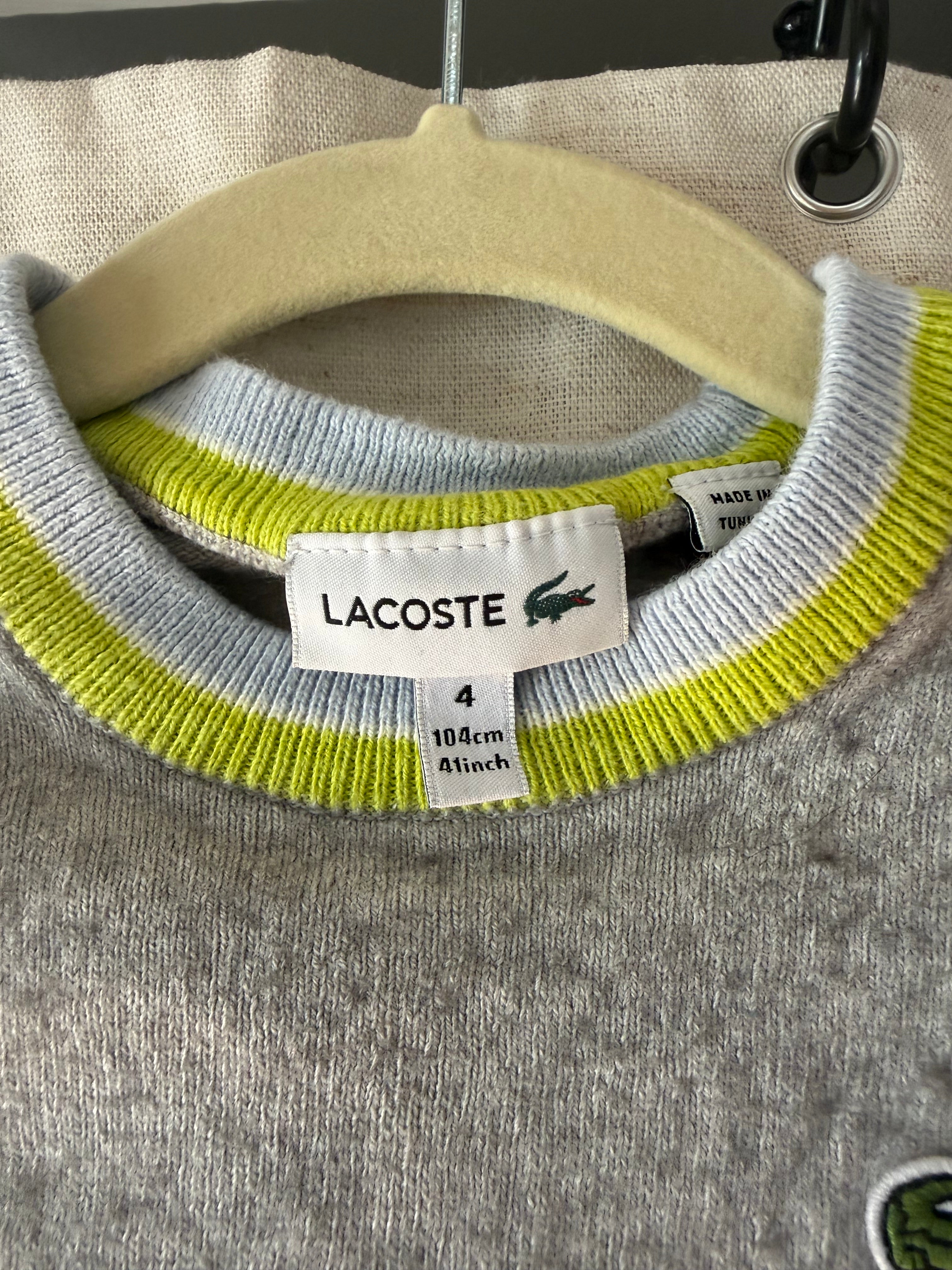Toddler Lacoste Sweater Size 4T