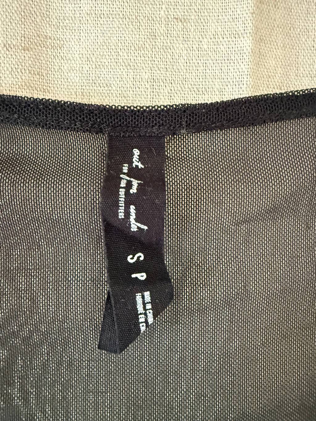 Out From Under Top Size S