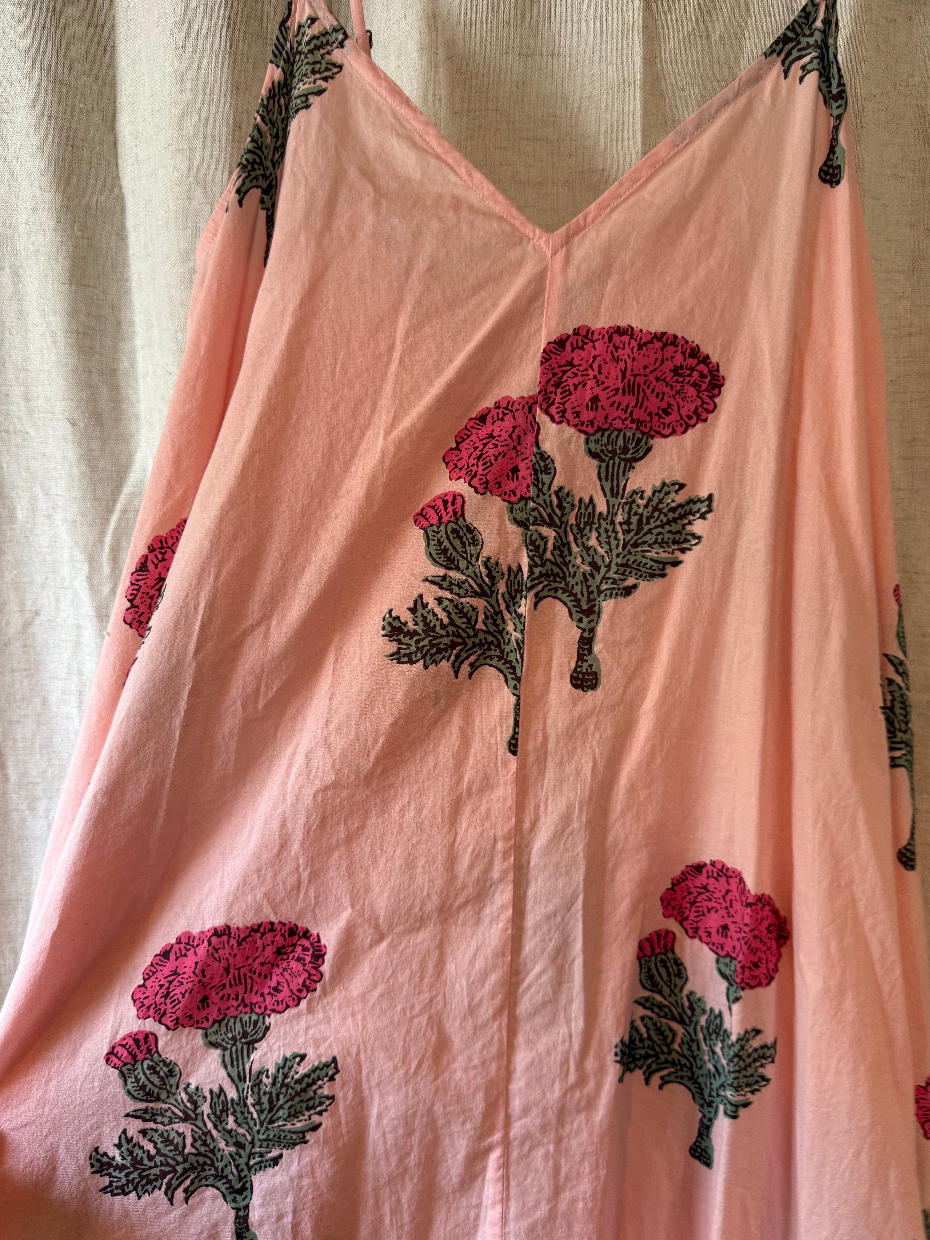 Pink Chicken Slip Dress Size S
