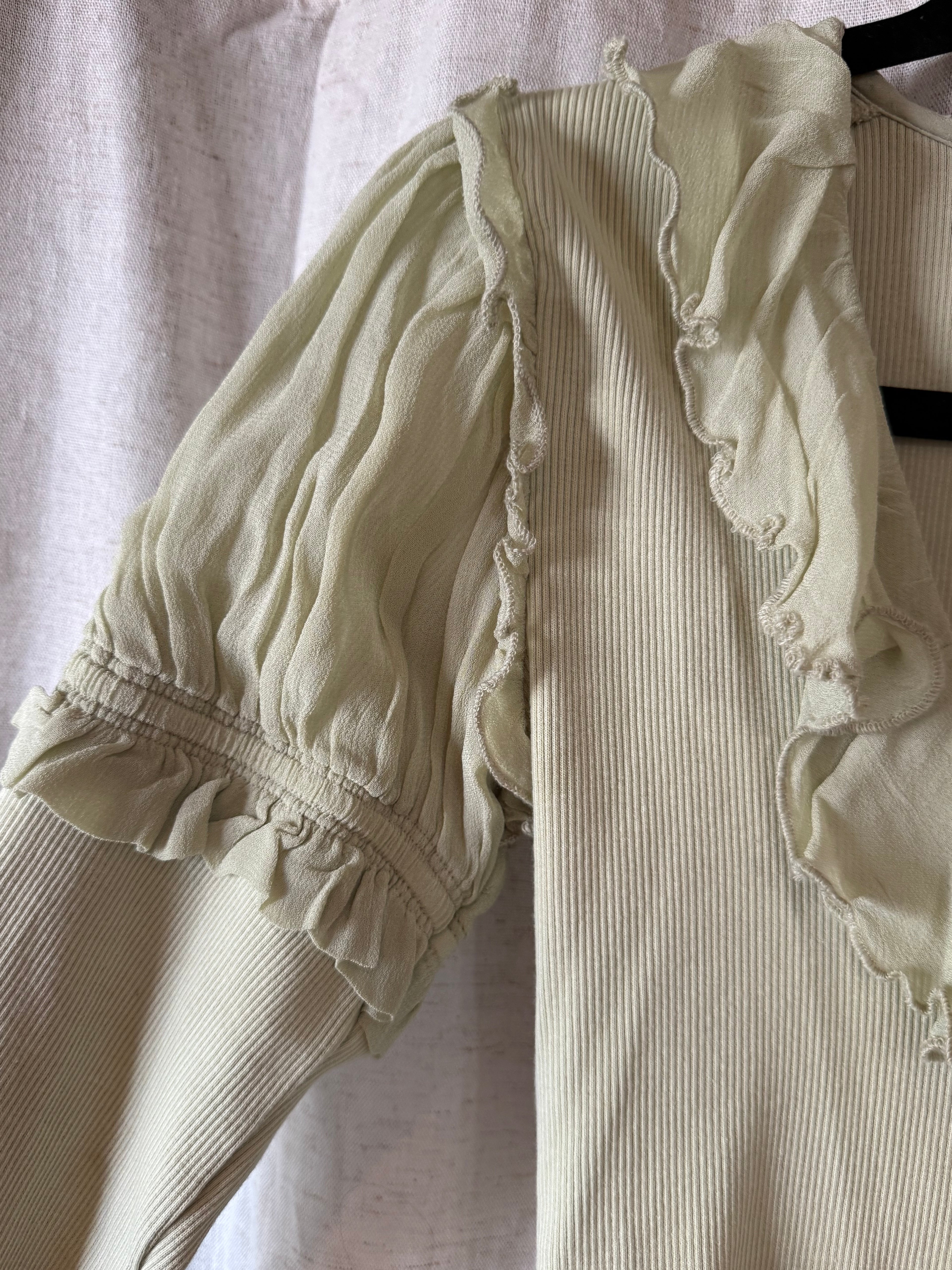 Anthropologie Ruffle Top Size S