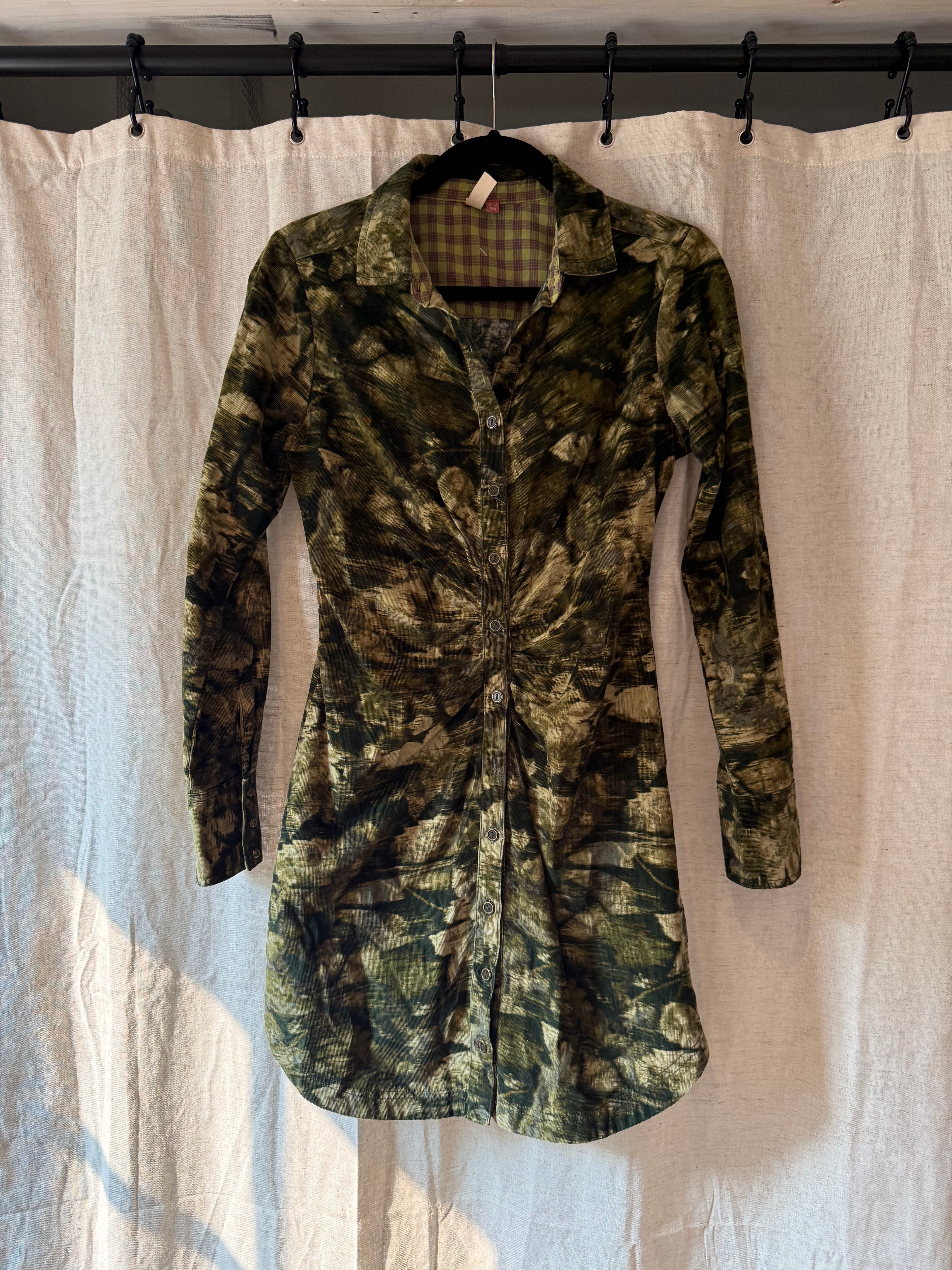 Anthropologie Camo Dress Size 6