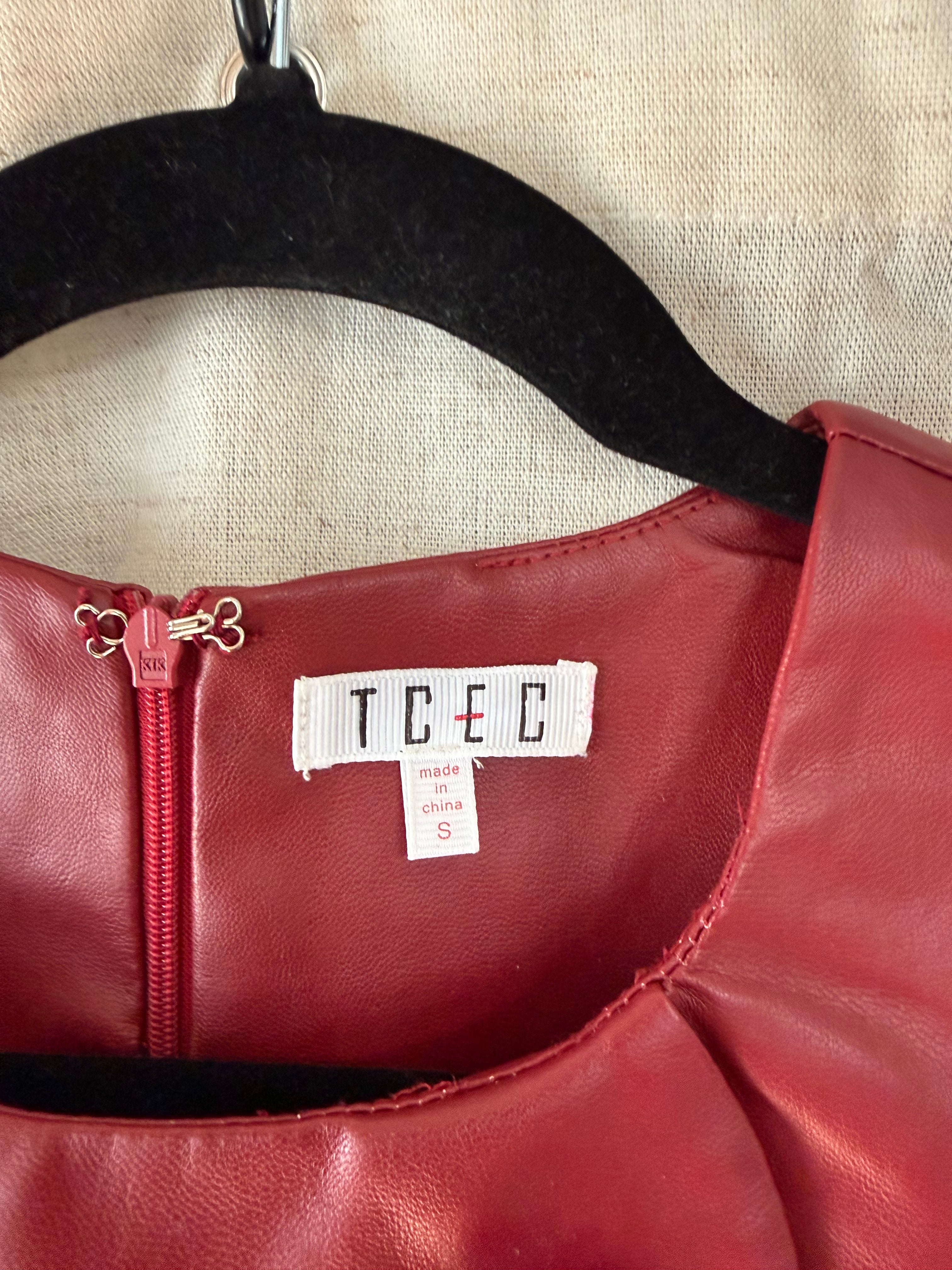 TCEC Leather Dress Size S