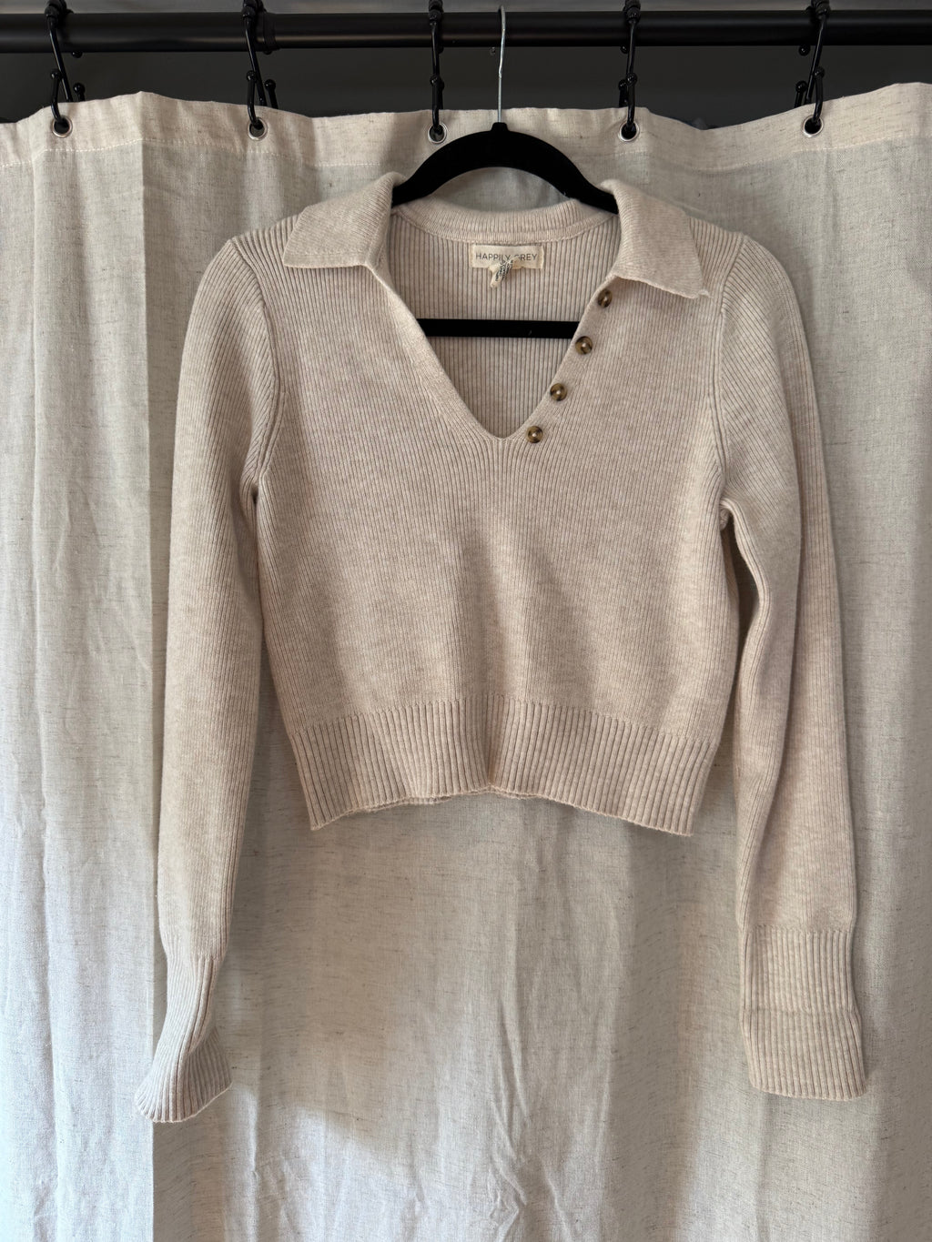 Happily Grey Sweater Size M