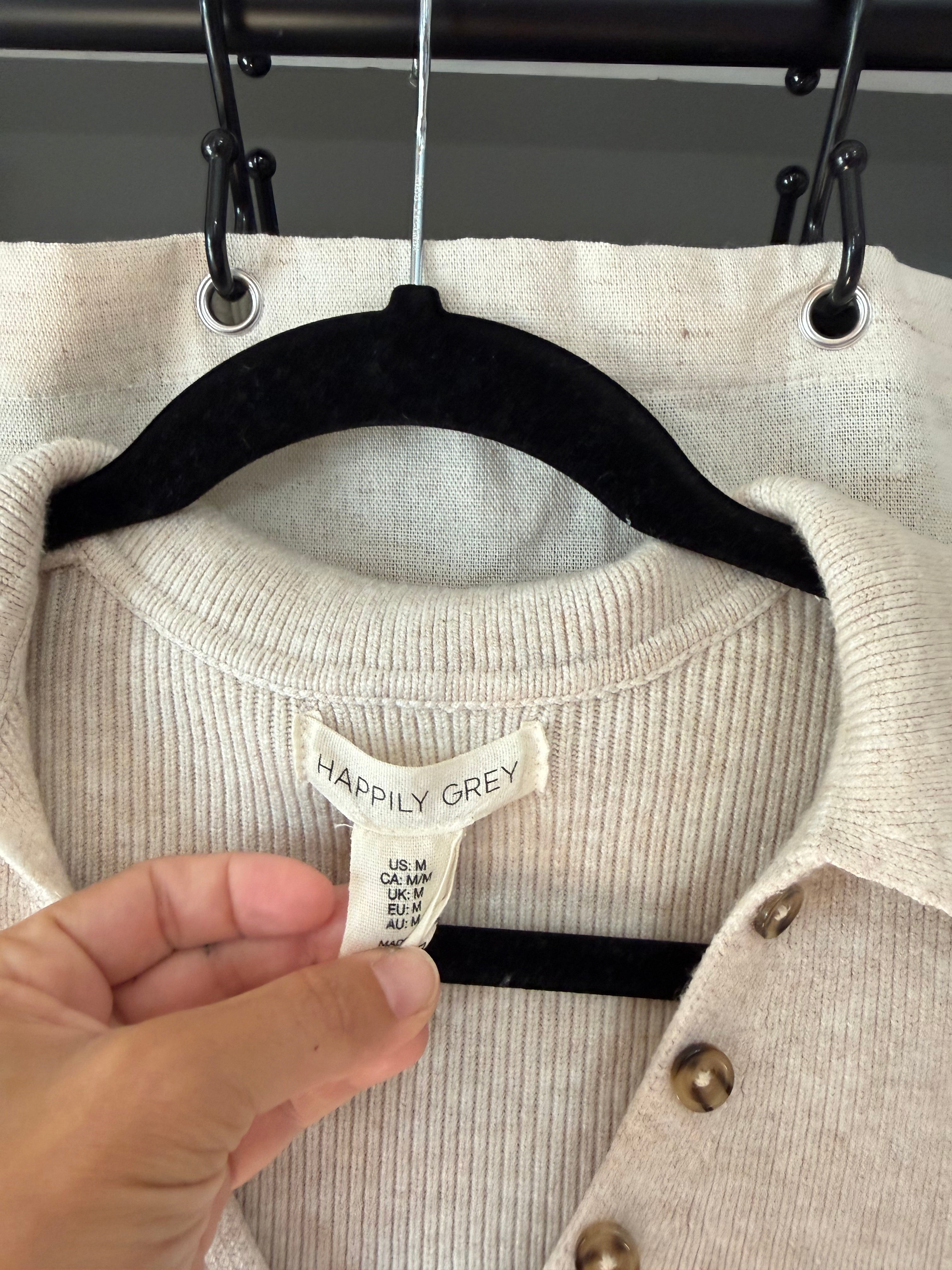 Happily Grey Sweater Size M