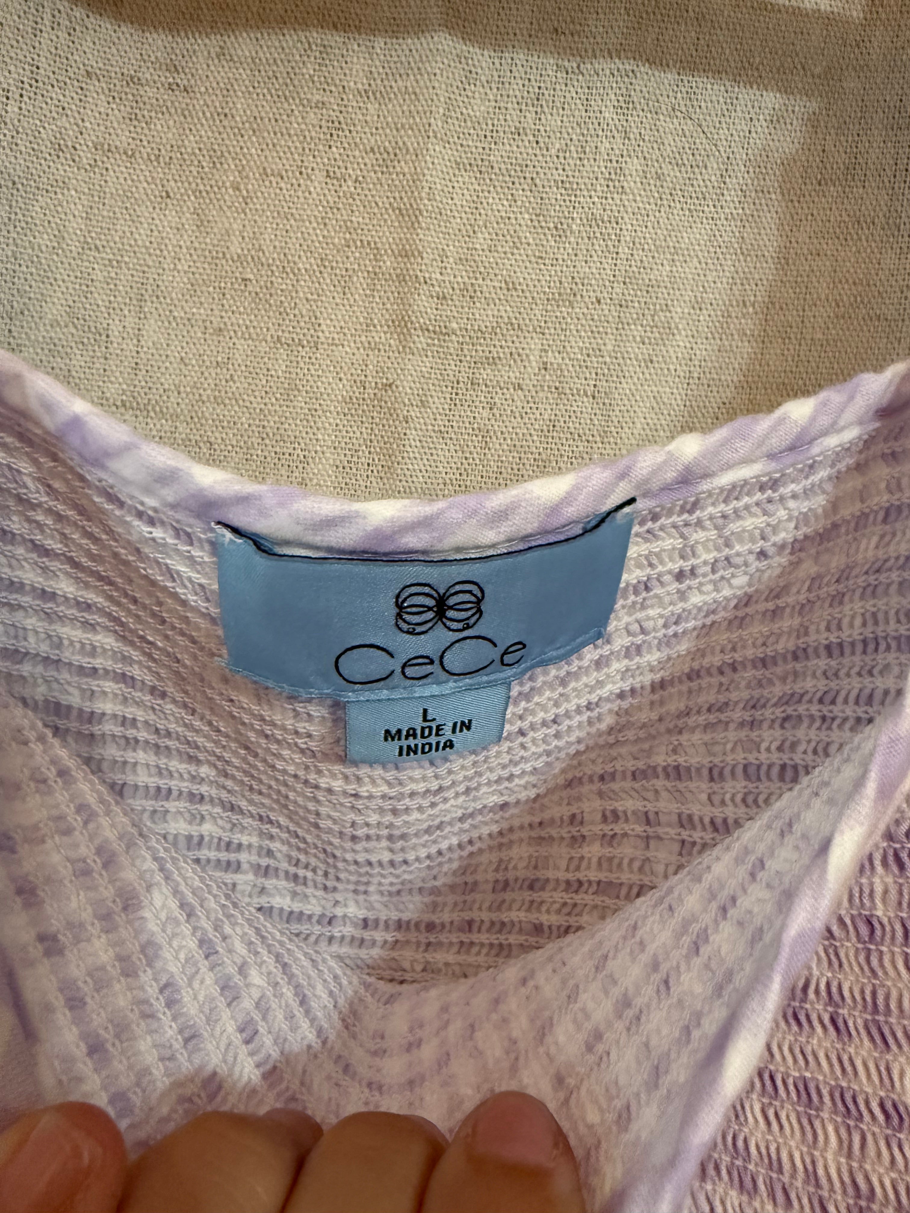 Cece Purple Top Size L