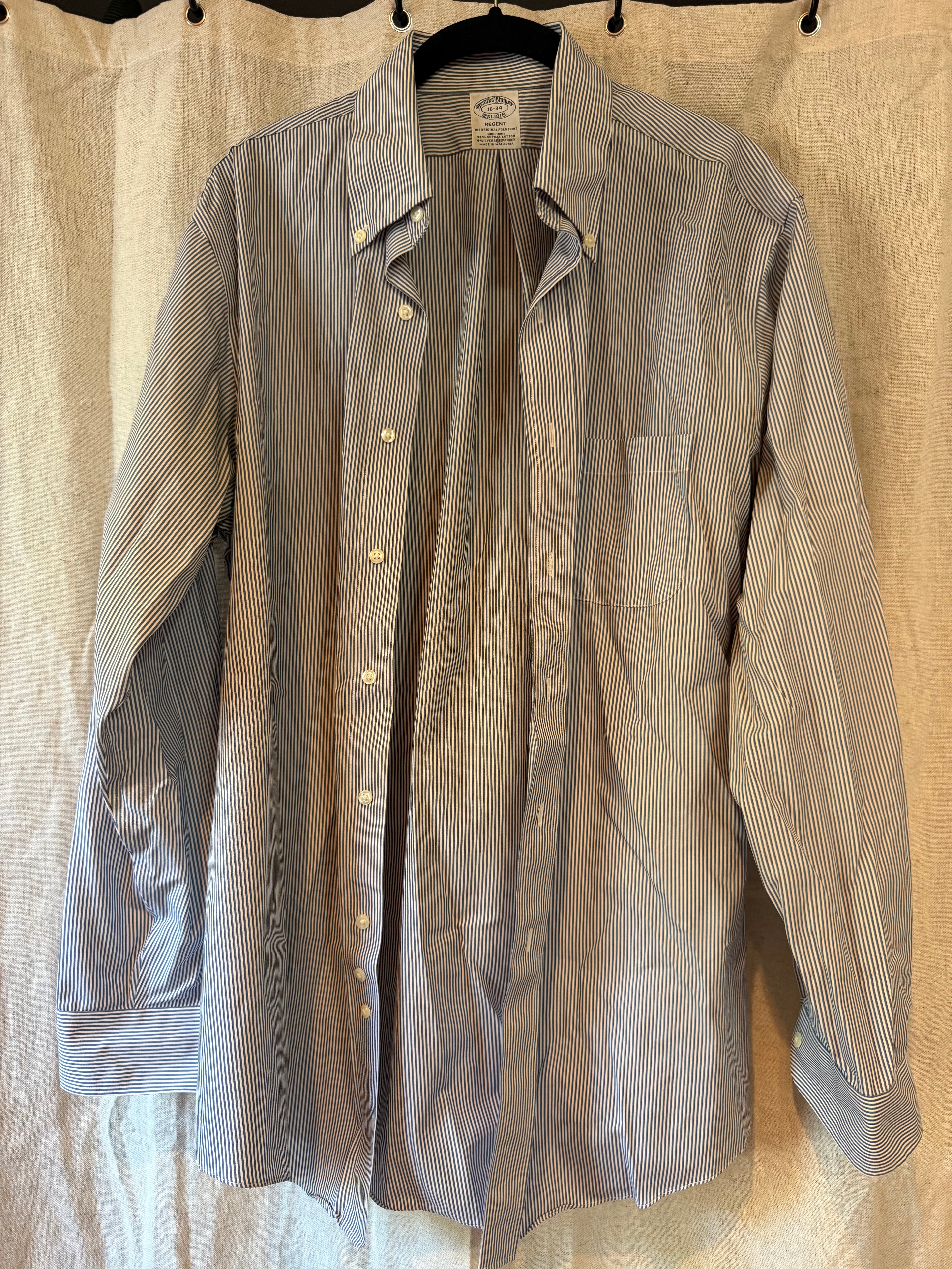 Mens Brooks Brothers Dress Shirt Size 16-34