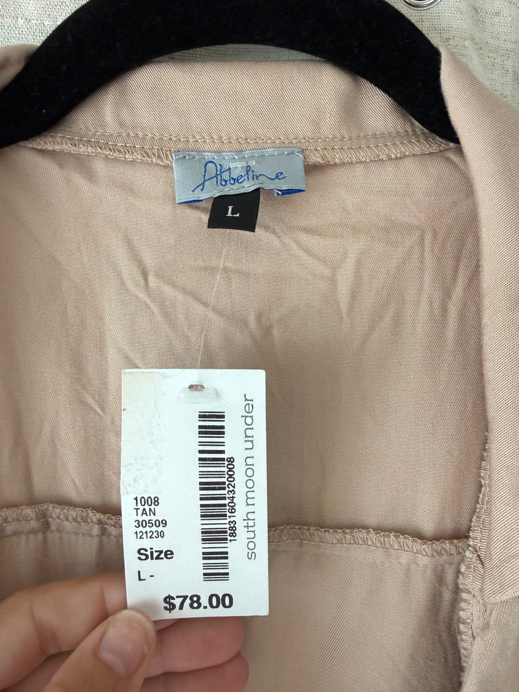 South Moon Under Jacket NWT Size L