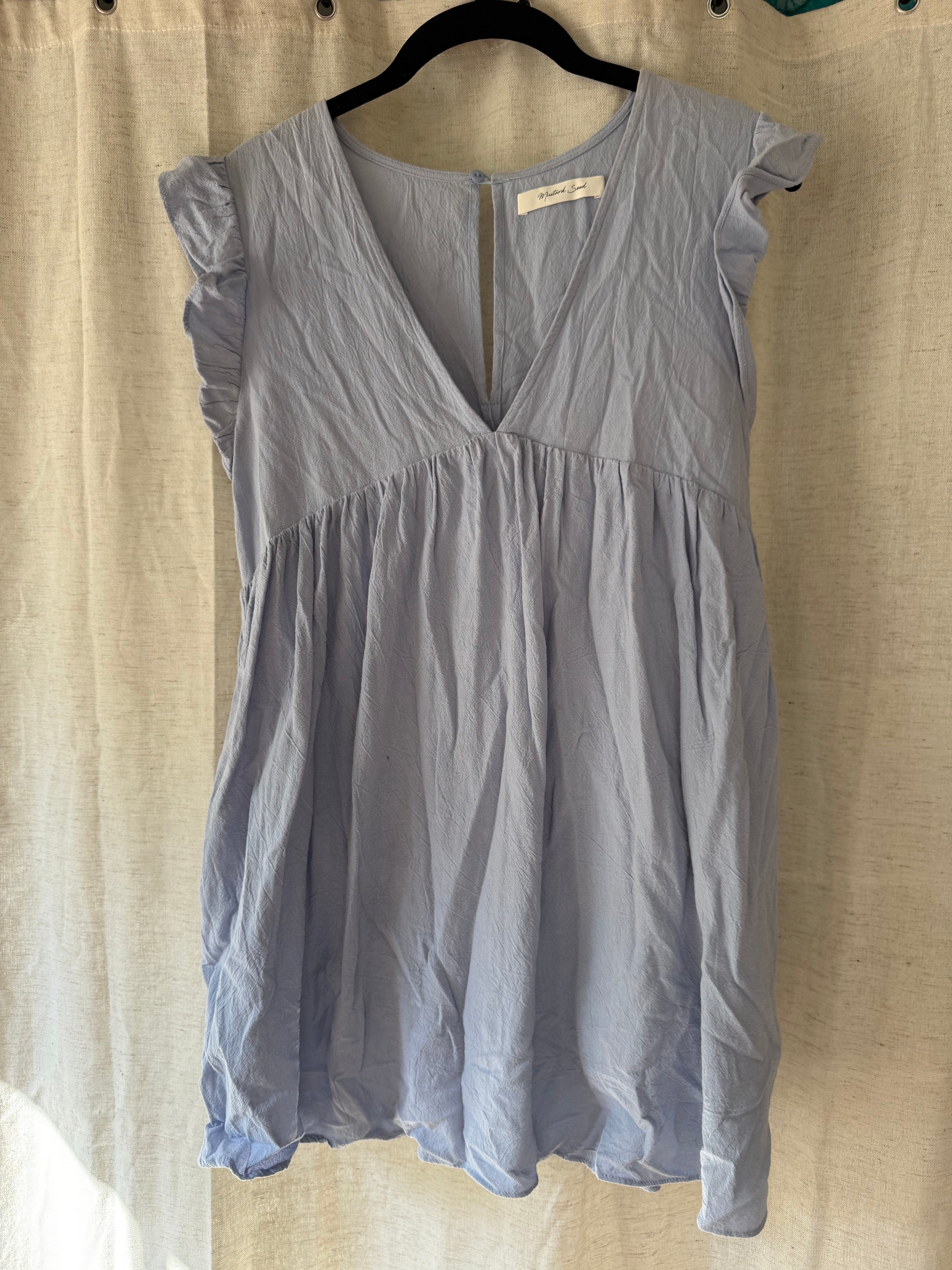 Mustard Seed Babydoll Dress Size S