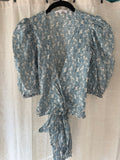 Olivaceous Wrap Blouse Size S