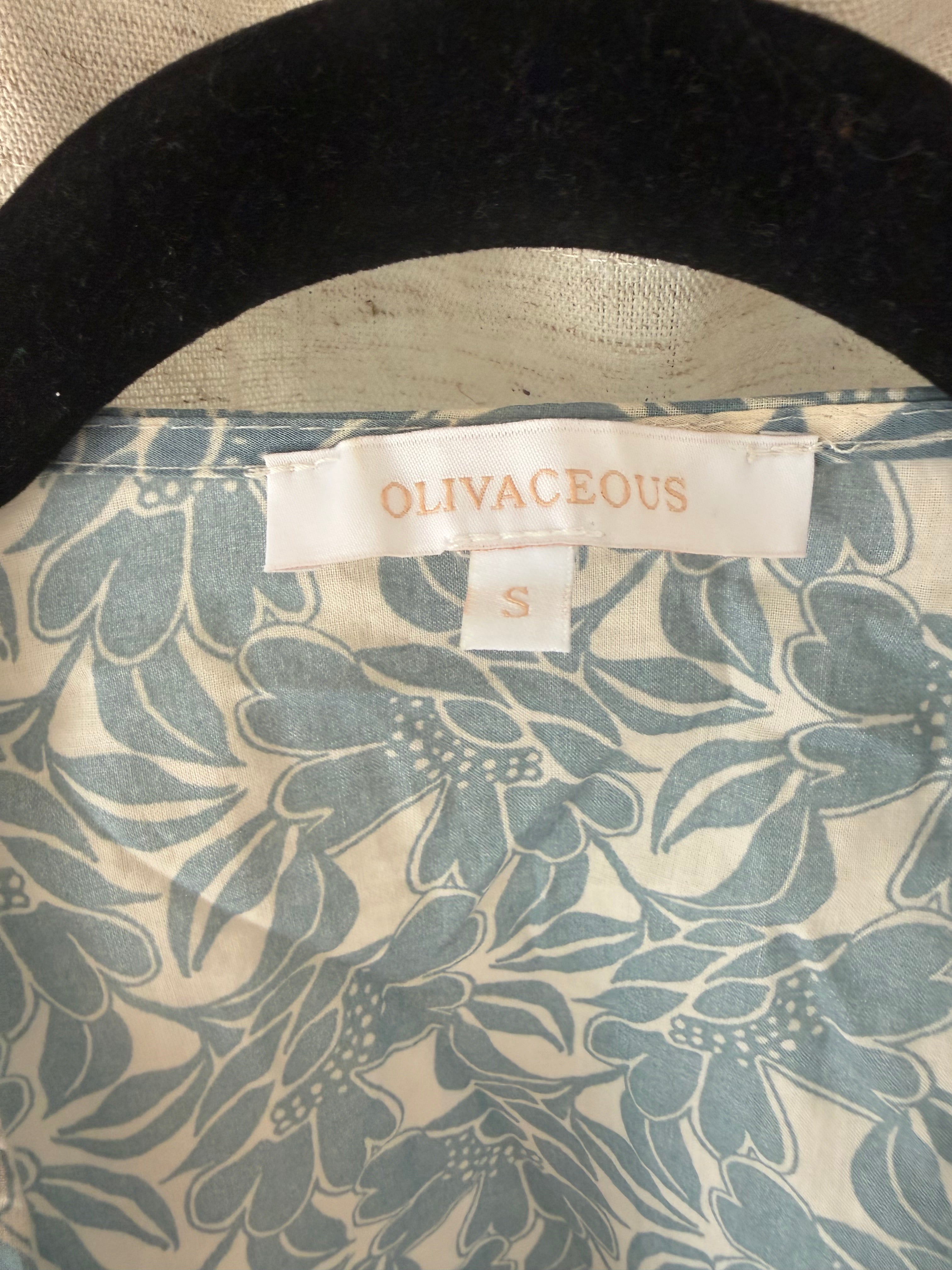 Olivaceous Wrap Blouse Size S