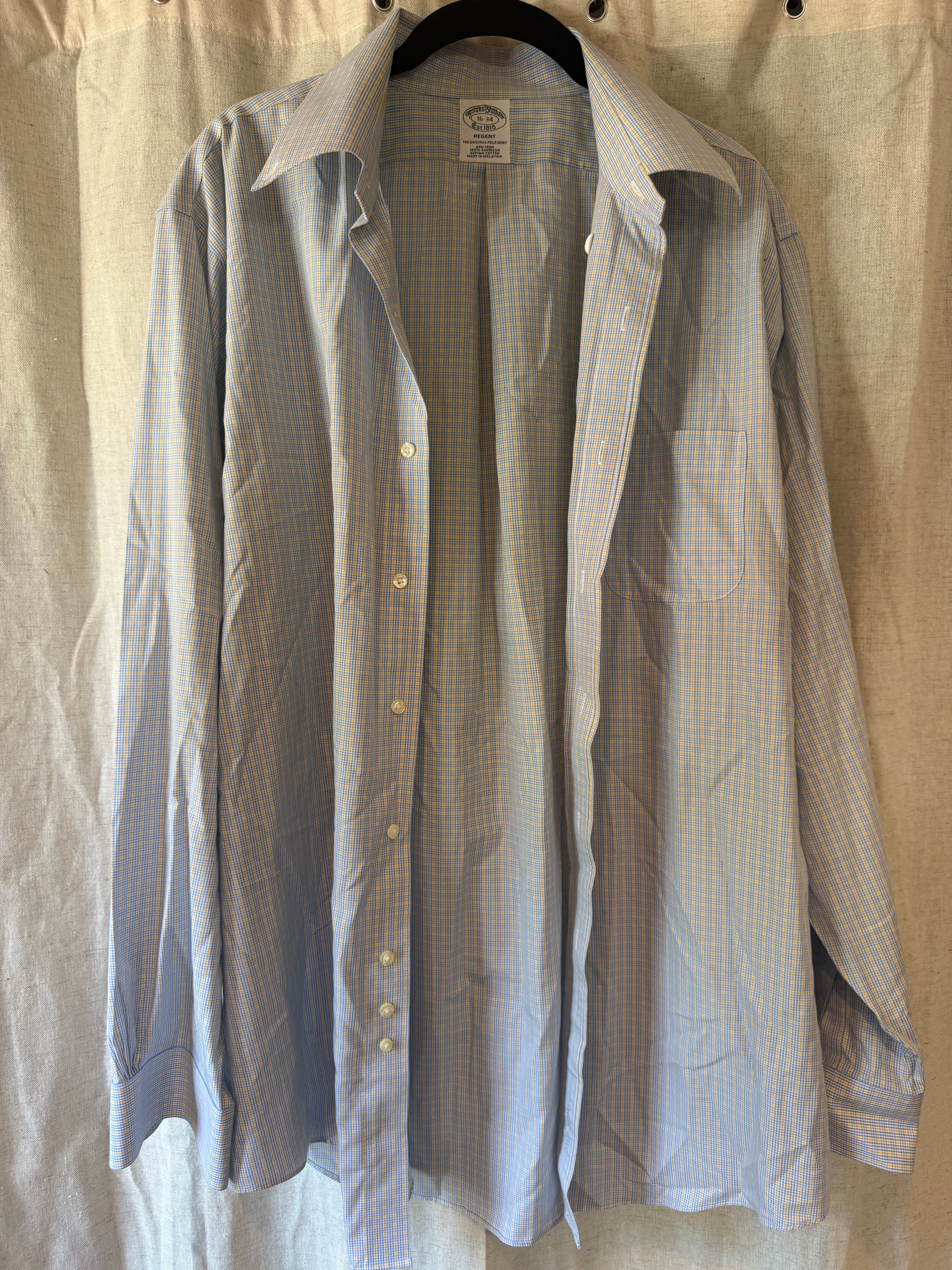 Mens Brooks Brothers Dress Shirt Size 16-34