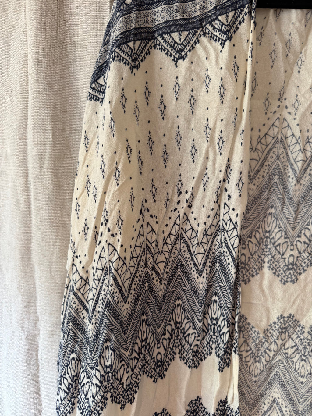 Navy and White Kimono OS