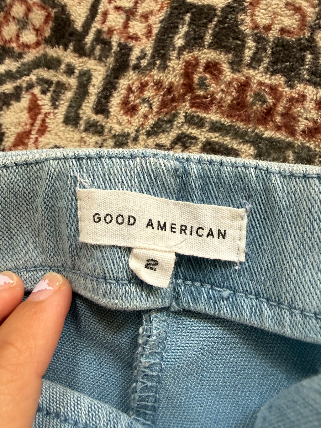 Good American Flare Jeans Size 2